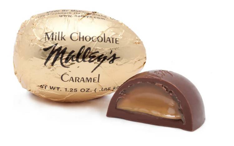 Malley's MilkChocolate Caramel Egg.